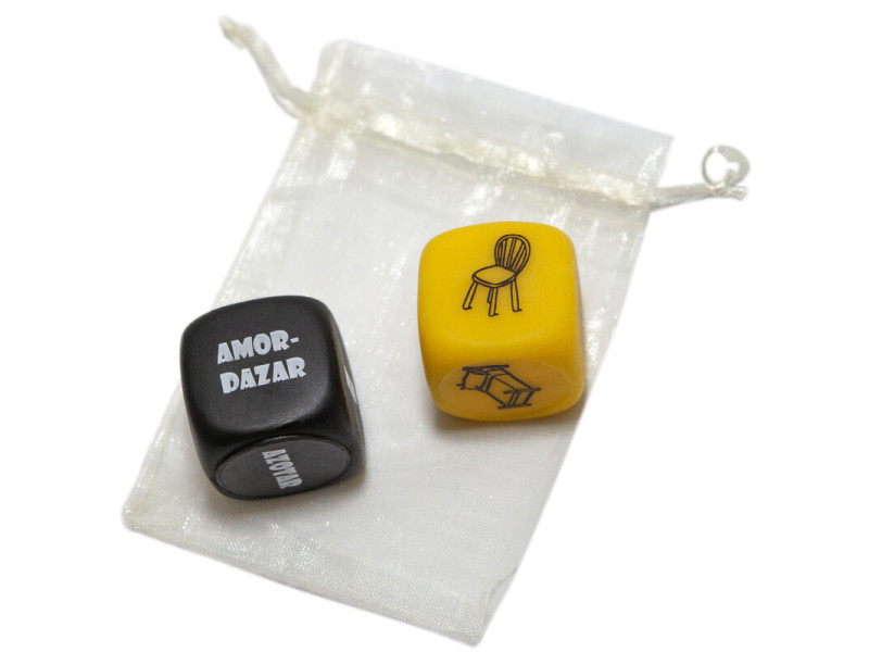 DIABLO PICANTE - GAME BAG WITH SADO DICE 3 MM x 3 MM + ITEM DICE