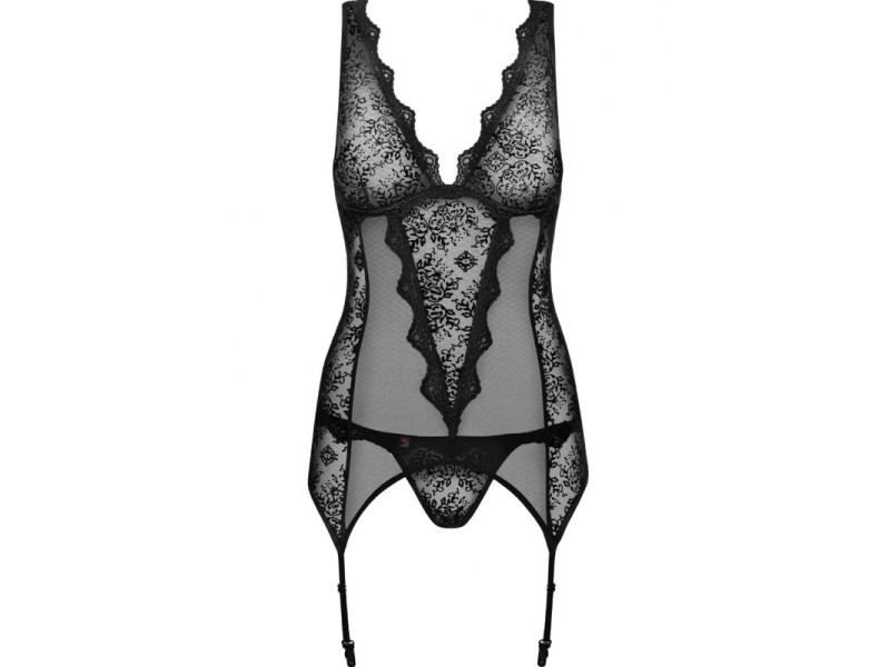 OBSESSIVE - EMPERITA CORSET & THONG XXL