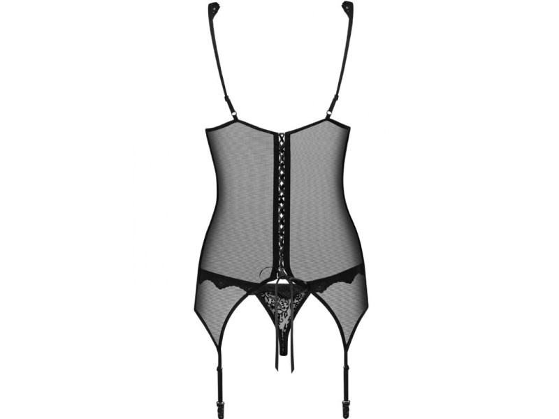 OBSESSIVE - EMPERITA CORSET & THONG XXL