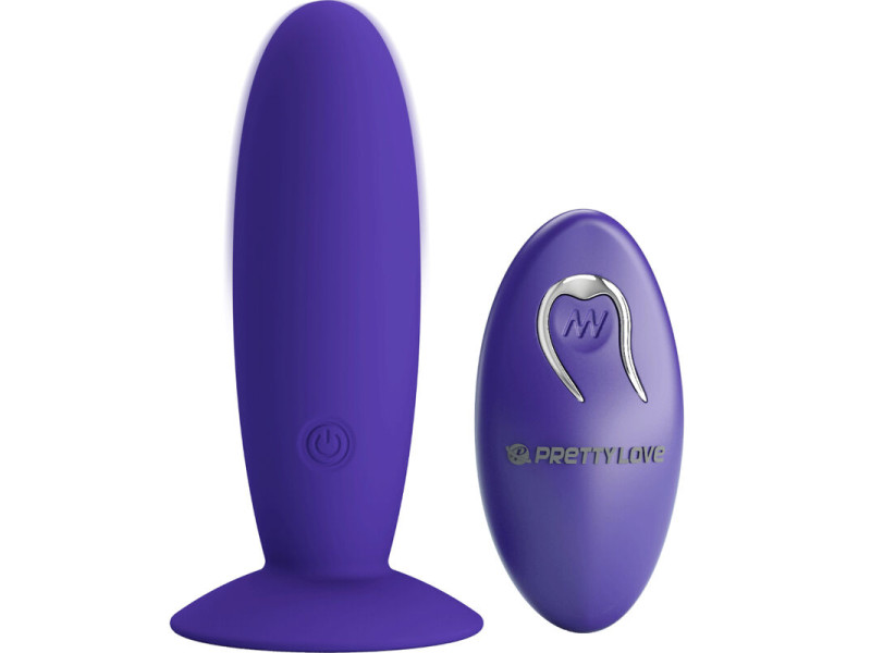 PRETTY LOVE - YOUTH PLUG ANAL VIBRATOR REMOTE CONTROL VIOLET