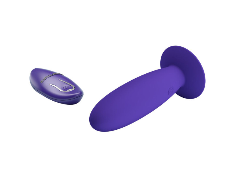 PRETTY LOVE - YOUTH PLUG ANAL VIBRATOR REMOTE CONTROL VIOLET