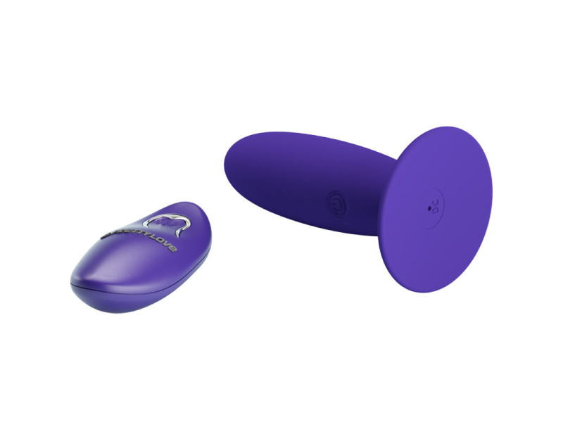 PRETTY LOVE - YOUTH PLUG ANAL VIBRATOR REMOTE CONTROL VIOLET