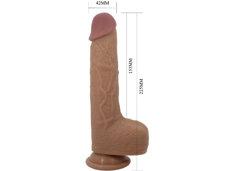 PRETTY LOVE - TOMMY REALISTIC DILDO VIBRATOR 22.5 CM