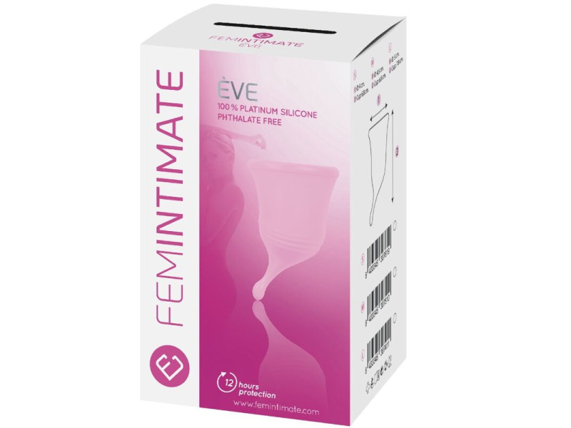 FEMINTIMATE - EVE NEW SILICONE MENSTRUAL CUP - SIZE S