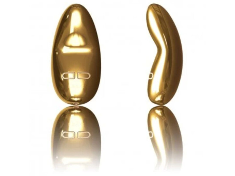 LELO - YVA MASTURBATOR WITH GOLD VIBRATION