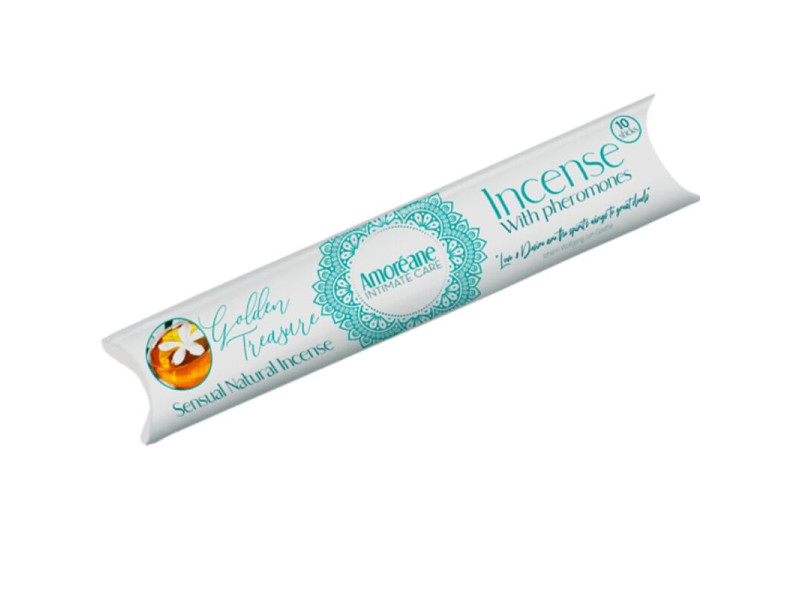 AMOREANE - GOLDEN TREASURE INCENSE WITH PHEROMONES JASMINE AROMA