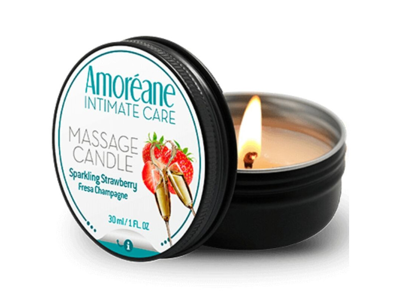 AMOREANE - MASSAGE CANDLE STRAWBERRY CHAMPAGNE 30 ML