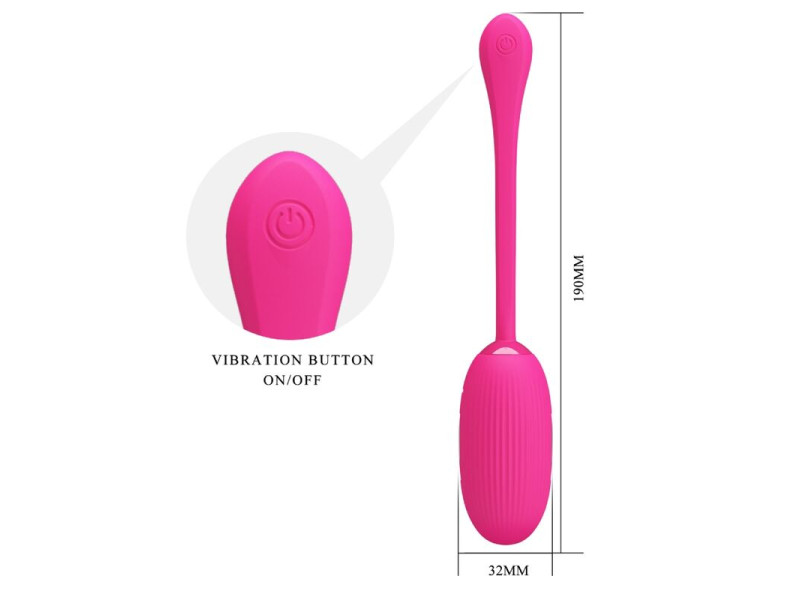 PRETTY LOVE - DOREEN RECHARGEABLE VIBRATING EGG MAGENTA