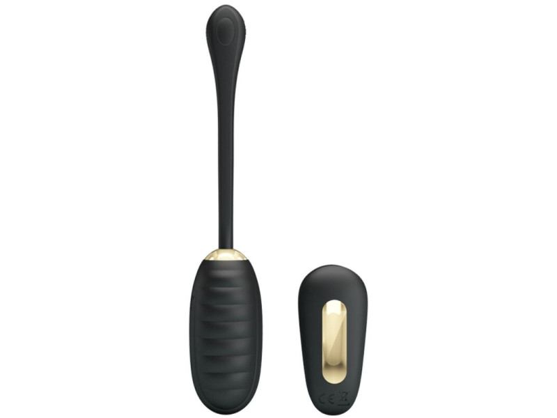 PRETTY LOVE - DOREEN LUXURY RECHARGEABLE VIBRATING EGG BLACK