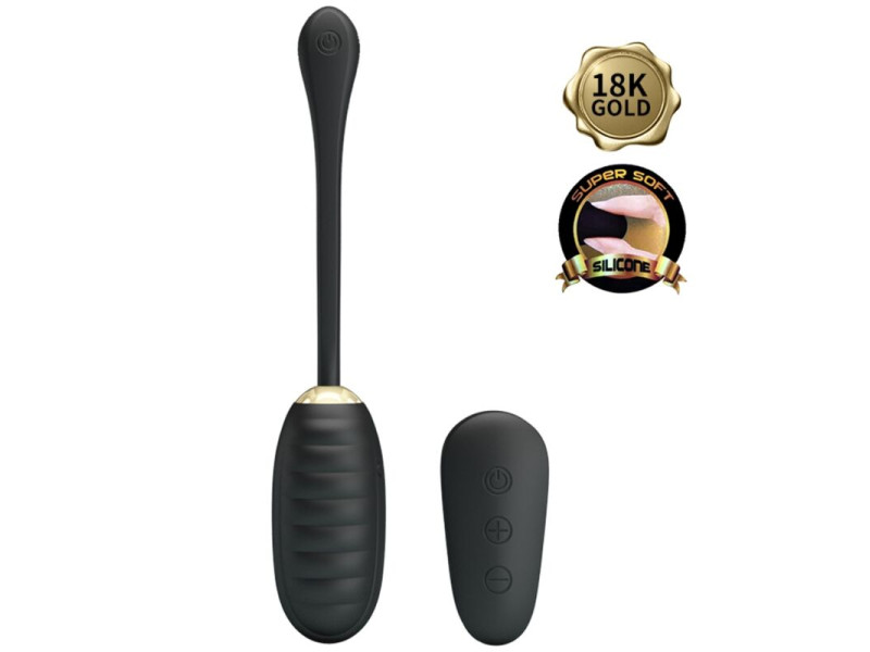 PRETTY LOVE - DOREEN LUXURY RECHARGEABLE VIBRATING EGG BLACK