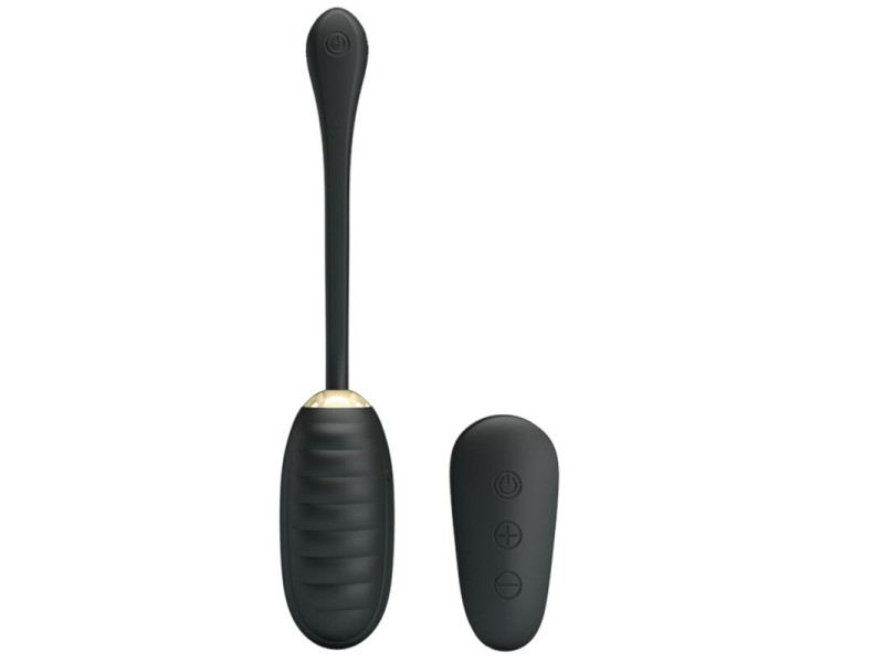 PRETTY LOVE - DOREEN LUXURY RECHARGEABLE VIBRATING EGG BLACK