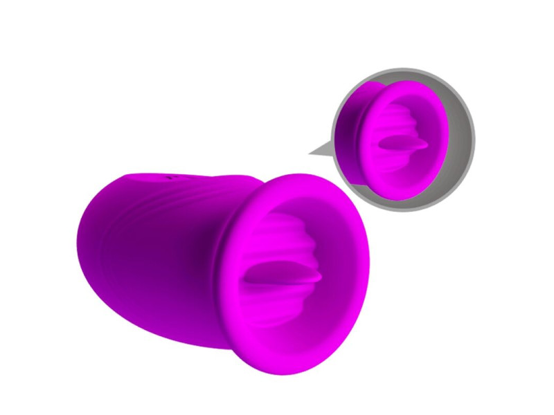 PRETTY LOVE - DAISY DUAL EGG RECHARGEABLE VIBRATOR PURPLE