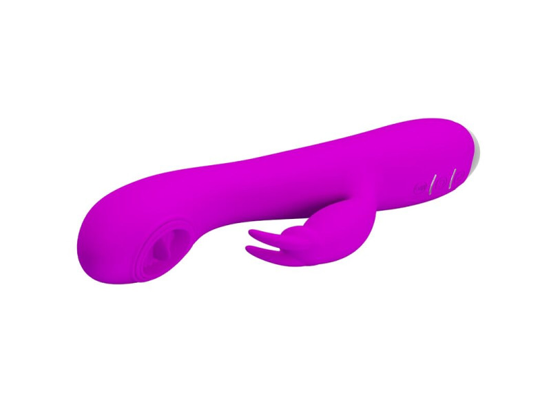 PRETTY LOVE - RACHEL RECHARGEABLE VIBRATOR WITH STIMULATING WAVES PURPLE
