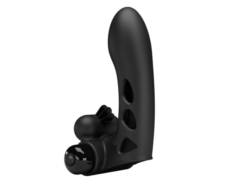 PRETTY LOVE - ORLANDO BLACK VIBRATOR FINGER COVER