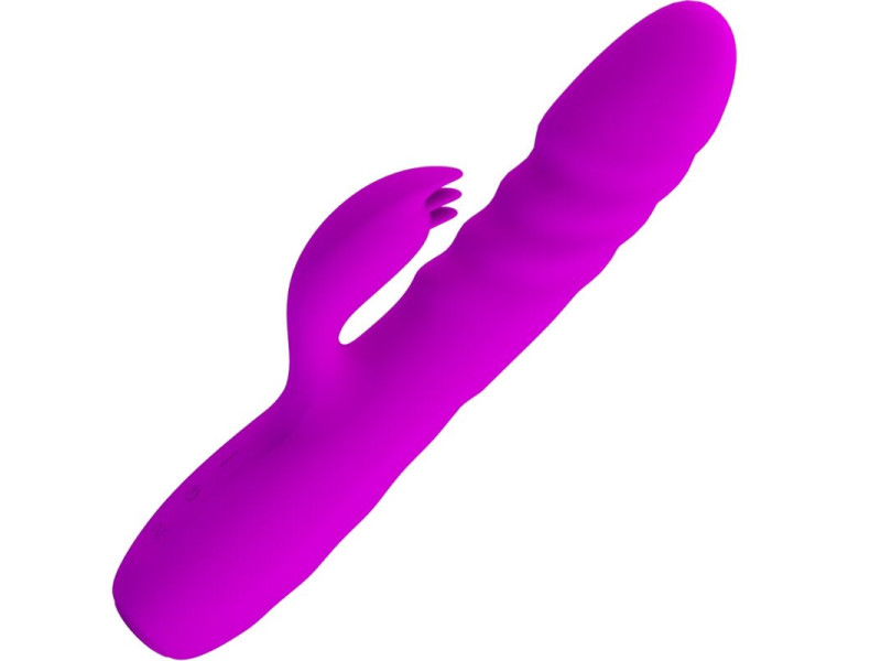 PRETTY LOVE - MELANIE PURPLE RECHARGEABLE RABBIT VIBRATOR