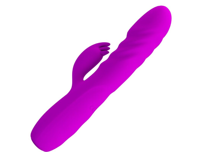 PRETTY LOVE - MELANIE PURPLE RECHARGEABLE RABBIT VIBRATOR