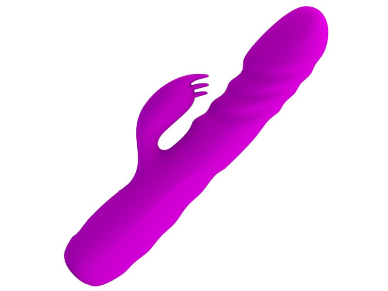 PRETTY LOVE - MELANIE PURPLE RECHARGEABLE RABBIT VIBRATOR