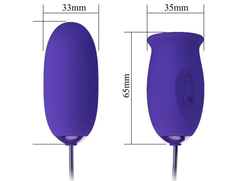 PRETTY LOVE - DAISY YOUTH VIOLET RECHARGEABLE VIBRATOR STIMULATOR