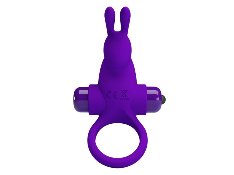 PRETTY LOVE - VIBRATOR RING I RABBIT FOR PURPLE PENIS