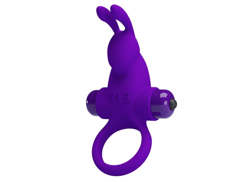 PRETTY LOVE - VIBRATOR RING I RABBIT FOR PURPLE PENIS