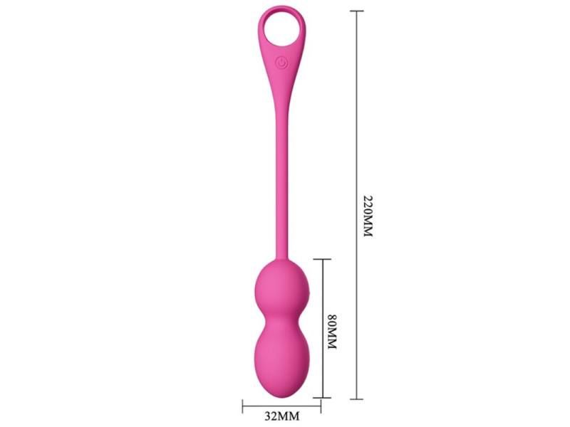 PRETTY LOVE - ELVIRA PINK RECHARGEABLE VIBRATING BALLS