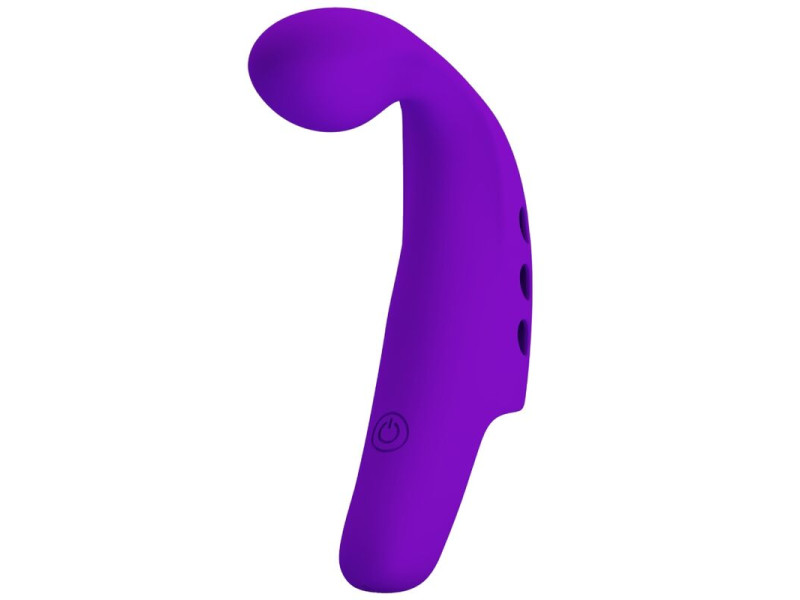 PRETTY LOVE - GORGON PURPLE RECHARGEABLE FINGER VIBRATOR