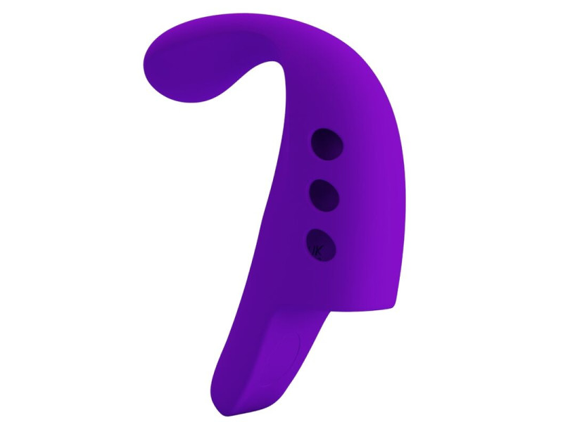 PRETTY LOVE - GORGON PURPLE RECHARGEABLE FINGER VIBRATOR