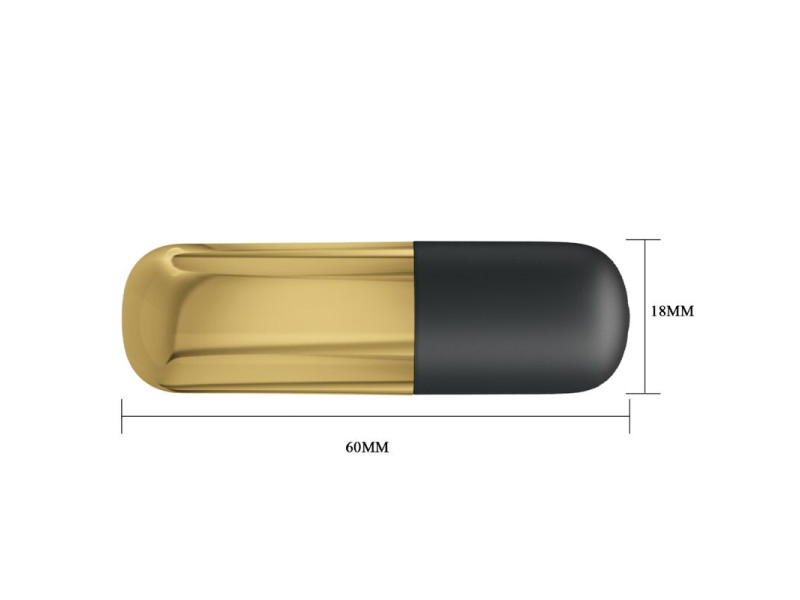 PRETTY LOVE - GOLDEN RECHARGEABLE BULLET VIBRATOR