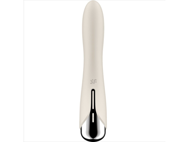 SATISFYER - SPINNING VIBE 1 G-SPOT BEIGE ROTATOR VIBRATOR