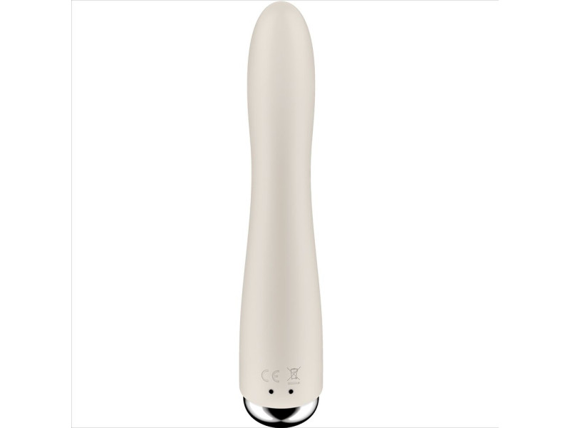 SATISFYER - SPINNING VIBE 1 G-SPOT BEIGE ROTATOR VIBRATOR