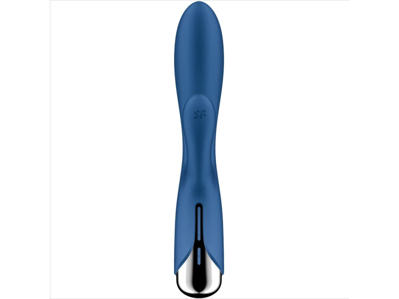 SATISFYER - SPINNING RABBIT 1 CLITORIS AND G-SPOT STIMULATION BLUE