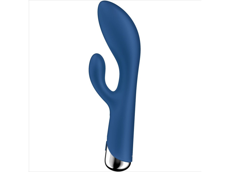 SATISFYER - SPINNING RABBIT 1 CLITORIS AND G-SPOT STIMULATION BLUE