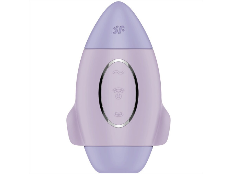 SATISFYER - MISSION CONTROL LILAC SMALL DOUBLE IMPULSE VIBRATOR