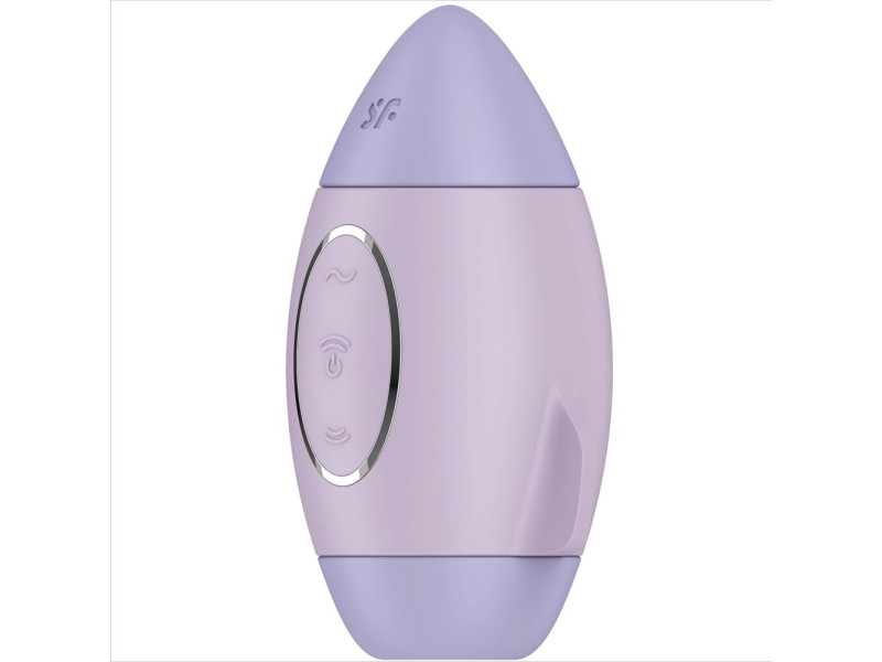 SATISFYER - MISSION CONTROL LILAC SMALL DOUBLE IMPULSE VIBRATOR