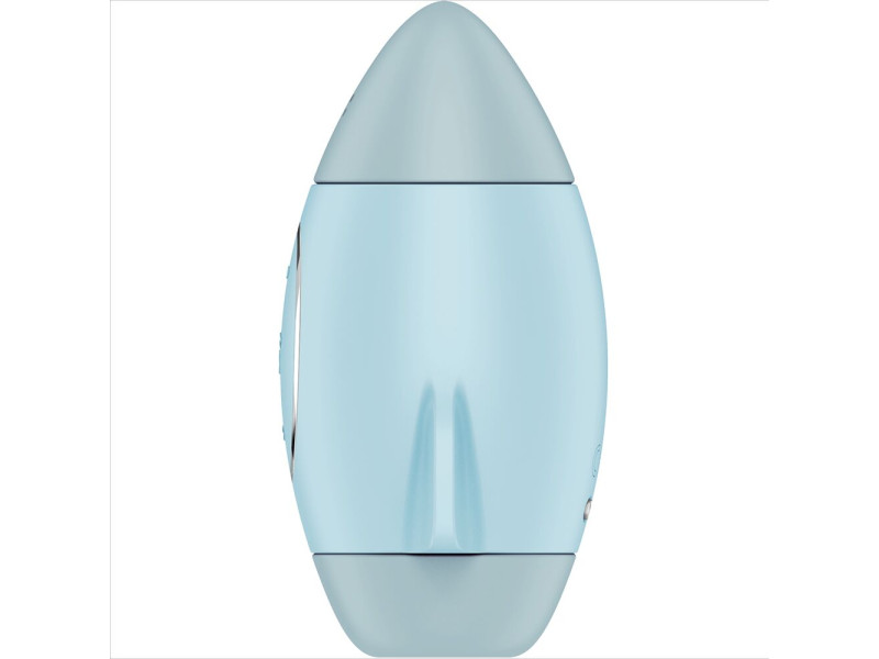 SATISFYER - MISSION CONTROL BLUE SMALL DOUBLE IMPULSE VIBRATOR