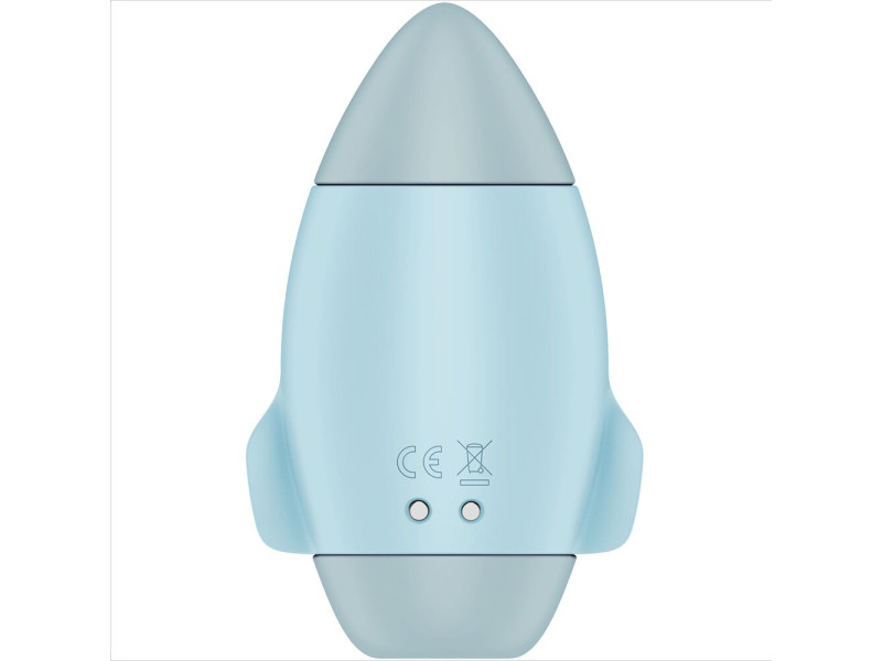 SATISFYER - MISSION CONTROL BLUE SMALL DOUBLE IMPULSE VIBRATOR