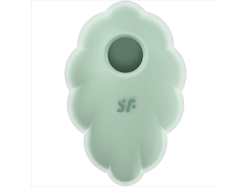 SATISFYER - CLOUD DANCER GREEN AIR PULSE VIBRATOR