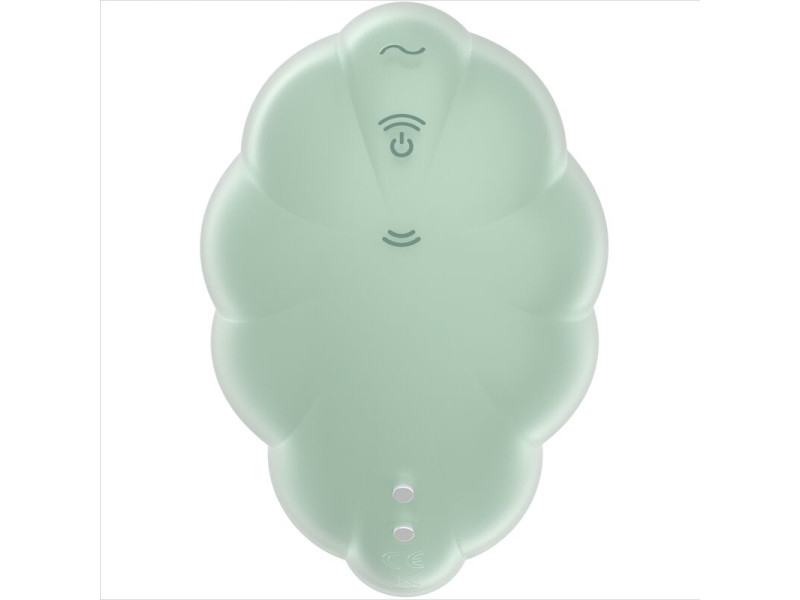 SATISFYER - CLOUD DANCER GREEN AIR PULSE VIBRATOR