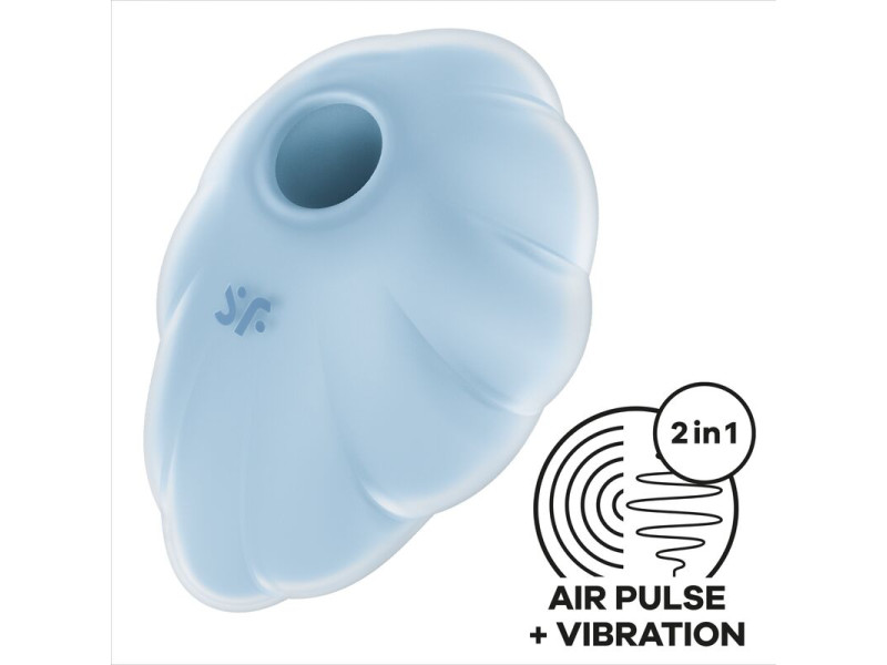 SATISFYER - CLOUD DANCER BLUE AIR PULSE VIBRATOR