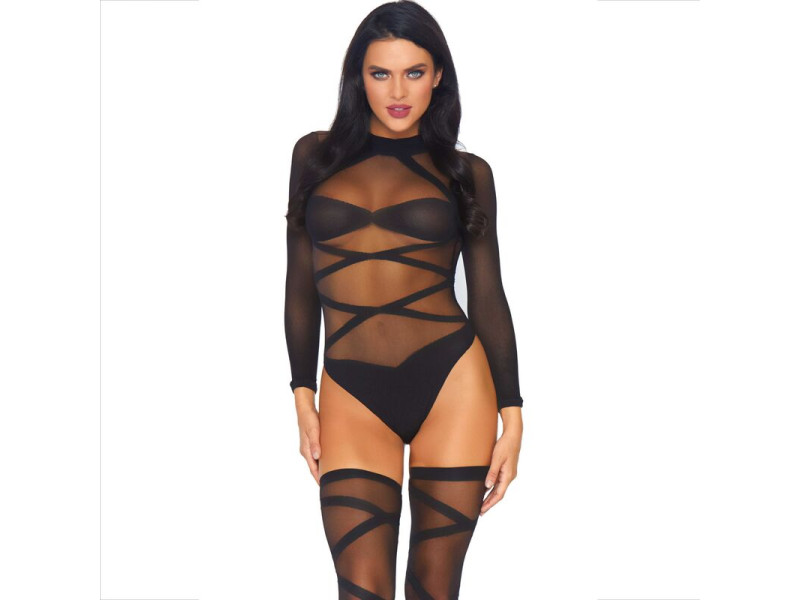 LEG AVENUE - 2 PIECE SET BODY AND THIGH