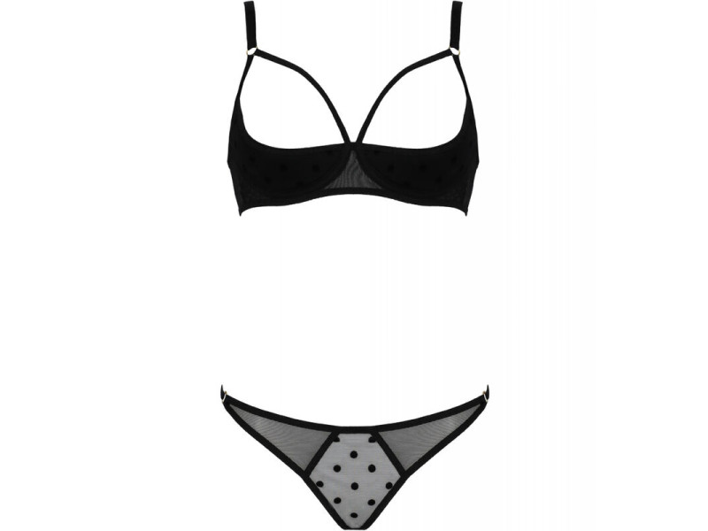 PASSION - MARINA SET TWO PIECES BLACK L/XL