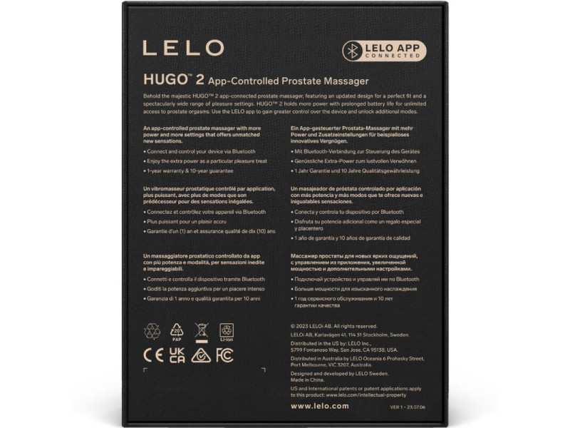 LELO - HUGO 2 GREEN PROSTATE MASSAGER