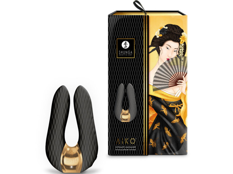 SHUNGA - AIKO INTIMATE MASSAGER BLACK