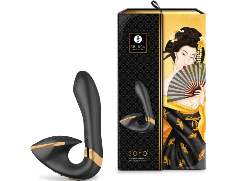 SHUNGA - SOYO INTIMATE MASSAGER BLACK