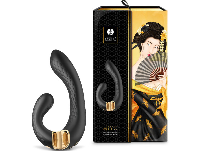 SHUNGA - MIYO INTIMATE MASSAGER BLACK