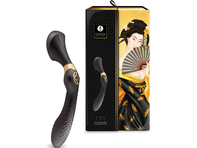 SHUNGA - ZOA INTIMATE MASSAGER BLACK