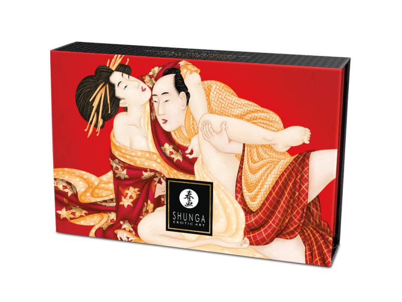 SHUNGA - STRAWBERRY EDIBLE MASSAGE POWDER KIT