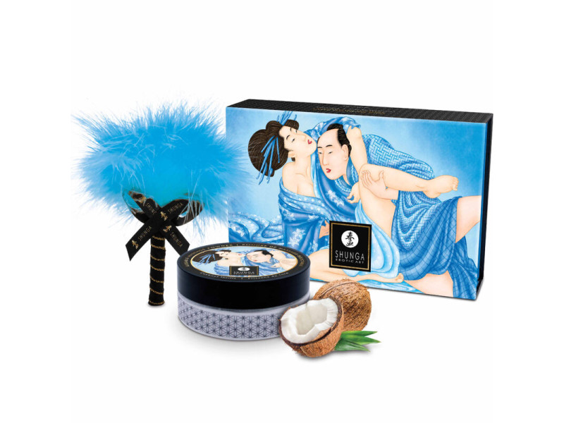 SHUNGA - EDIBLE COCONUT MASSAGE POWDER KIT