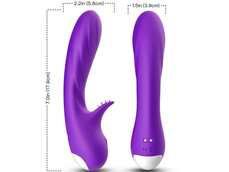 ARMONY - ROMANCE VIBRATOR WITH STIMULATOR PURPLE