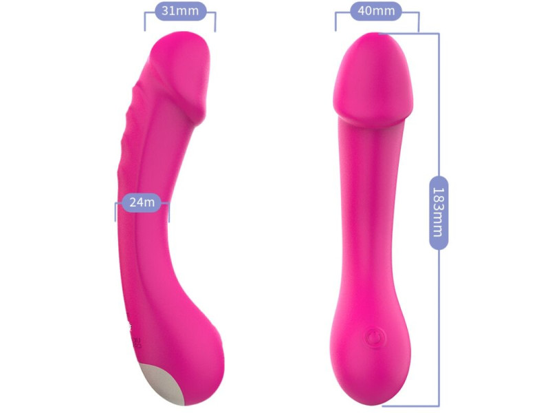 ARMONY - DILDO VIBRATOR G-SPOT SILICONE FUCHSIA